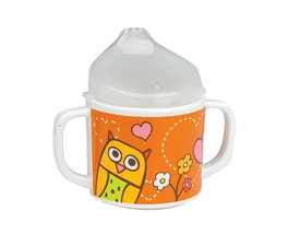 Cute &amp; Collectable SugarBooger By Ore &quot;Hoot&quot; Melamine Cup &amp; Sippy Top - $20.00