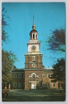 Independence Hall Philadelphia Pennsylvania Birthplace Of US Vintage Postcard - £11.15 GBP