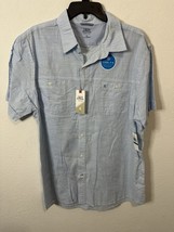 Izod Saltwater Relaxed Classic Dockside Chamber Little Boy Blue Button S... - $470.96 MXN