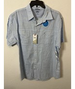 Izod Saltwater Relaxed Classic Dockside Chamber Little Boy Blue Button S... - $33.82 CAD