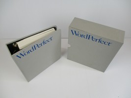 IBM Word Perfect Manual Guide Binder 1988 Good Condition - £9.33 GBP