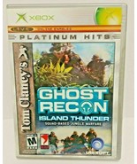 XBox Tom Clancy&#39;s Ghost Recon Island Thunder Game Case Booklet 2002 - $7.69