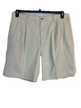 Men&#39;s Stone Covington Pleated Dress Shorts. Size 40. 100% Cotton. Belt L... - $32.51 CAD