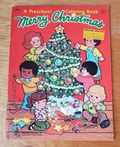 Merry Christmas: A Preschool Coloring Book 1976 Tear Out Pages, Uncolored - £5.83 GBP