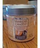 Yankee Candle FRAGRANCE SPHERES Scent Beads 6 oz Jar  Tangerine &amp; Vanilla  - $8.90
