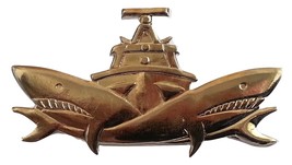 IDF Israel army navy fast Dabur boats skipper pin sharks - $12.50