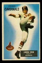 Vintage Football Card 1955 Bowman #5 Lindon Crow Chicago Cardinals Rookie Hb - £8.57 GBP