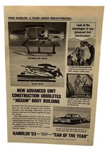 Print Ad AMC Rambler 1963 Vintage Auto Original Ad Jigsaw Body Building - $9.96