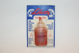 Vintage Liberty Lur-Oil Fishing Bait Oil for Catfish, Carp, Trout, Bass NOS NIP - £11.45 GBP