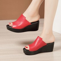 Wees Heel Sandals Women&#39;s Summer Platform Open Toe Summer Shoes Woman White Sand - £45.69 GBP