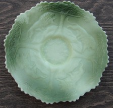 Lions--7.5&quot; plate--old--r.axx....white custard with green stain--vintage. - £116.18 GBP