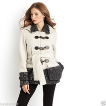  NEW Adam Lippes Multi-Color Wool Mohair Boyfriend Duffle Coat Size M $6... - $227.69