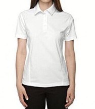 Ashe Extreme Women&#39;s White Polo Shirt Small S Antimicrobial UPF 40 Snag Protect - £9.71 GBP