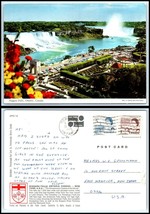CANADA Postcard - Niagara Falls, American Falls &amp; Canadian Horseshoe Falls A4 - £2.36 GBP