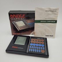 RADIO SHACK Saitek Bridge Companion Game Electronic Game Tested & Works - $14.84