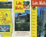 Lake Wales Florida Vacation Brochure 1950&#39;s Orange Blossom Trail - $21.75