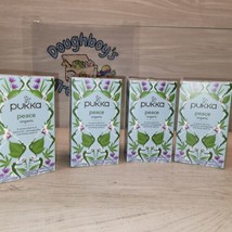 Pukka Peace Organic Herbal Tea Spearmint Ashwagandha Hemp Seed Oil 80 Bags - $30.00