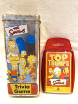 Vintage The Simpsons Tops Trumps Card Game &amp; Carumba Trivia Game - £9.67 GBP