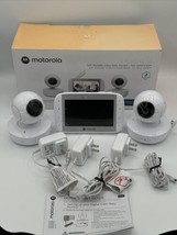 Motorola VM36XL-2 5&quot; Portable Baby Monitor with 2 Cameras - £65.71 GBP