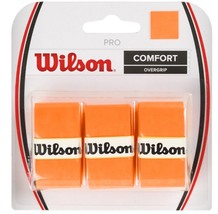 Wilson - WRZ4014OR - Tennis Racquet Over Grip Pack of 3 - Orange - $15.95