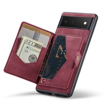Hxy Case For Google Pixel 6, Detachable Magnetic Wallet Credit Card Slot Case Co - £20.61 GBP