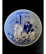 JULEN 1977 ~ PORSGRUND Norway ~ Christmas Plate ~ The Draught of Fishes - $9.90