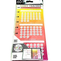 60 Habit Tracker Happy Planner Half Sheet Pages Create 365 MAMBI Pack Set - £9.10 GBP