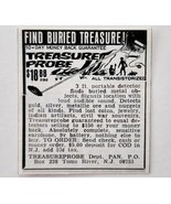 1969 Treasure Probe Metal Detector Advertisement Outdoor Fun Supplies E91H - $27.41 CAD