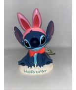 Stitch Easter Blow Mold Bunny 2025 Tabletop Battery Light Up LED 12&quot; NEW - $29.99