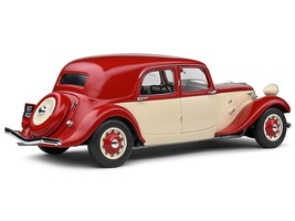 1937 Citroen Traction 7 Red and Beige 1/18 Diecast Model Car by Solido - £66.68 GBP