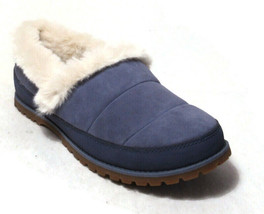 Timberland Women&#39;s Joslin Blue Suede Fur Slip-on Slippers, A2KTT - £49.43 GBP
