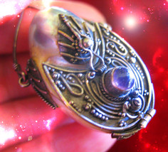 HAUNTED SHELL LOCKET NECKLACE OCEANS OF POSSIBILITIES MAGICK HIGHEST LIGHT  - $83.33