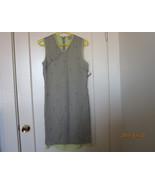 NWT easel 100% silk sleeveless gray dress size 6 - $20.00