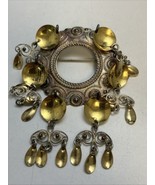 Vtg Ivar T Holth 830S (H) Silver Scandinavian Oslo Norway Solje Brooch P... - $88.12 CAD