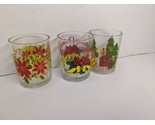 Set Of (3) Dist East West Christmas Holiday Glass Candle Holders - £34.89 GBP