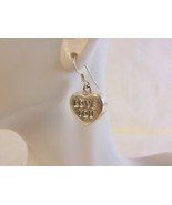 Lovely Pair of Vintage Estate Sterling Silver Dangle &quot;Heart&quot; Earrings 4.... - £11.15 GBP