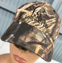 Green WIng Ducks Unlimited Camo Hunting YOUTH Strapback Baseball Cap Hat - £9.28 GBP