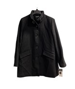 Lauren Ralph Lauren Coat Womens 14 Tab Front Wool Black Old Money Preppy... - $74.47