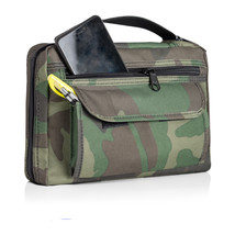 Embassy Bible Cover with Extra Zippered Compartments;  Camouflage - $19.95