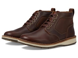 Clarks Men&#39;s Gravelle Top Oxford Boot, Brown Leather, Size 8 - $64.25
