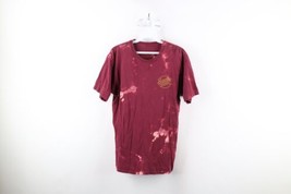 Brixton Company Mens Medium Distressed Acid Wash Spell Out Short Sleeve T-Shirt - £19.34 GBP