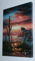 Original Signed Bernard Duggan Oil Painting- Southwestern Landscape- 16 ... - £1,850.31 GBP