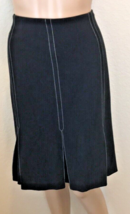 Larry Levine Black Pleated Skirt Size 18 - £14.80 GBP