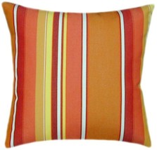 Sunbrella Dolce Mango Indoor/Outdoor Striped Pillow - $29.65+