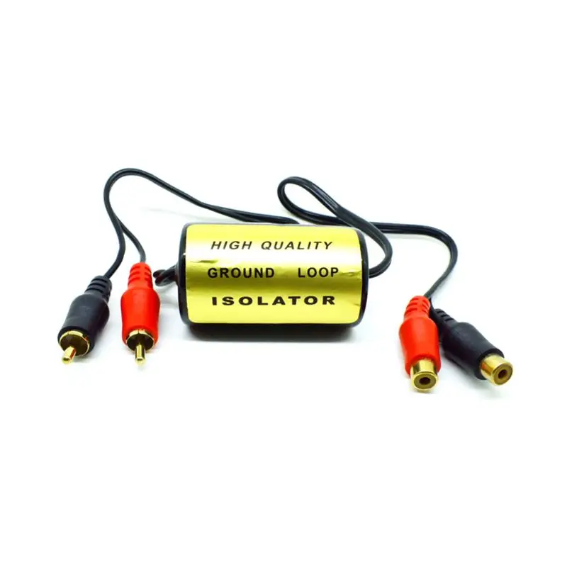 RCA Noise Filter Suppressor Ground Loop Isolator for Car and Home Stereo - 2 C - £14.45 GBP
