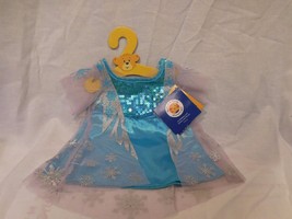 Build a Bear Workshop Disney Frozen Elsa Costume Dress Gown Exclusive NEW - £19.59 GBP