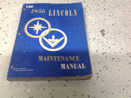 1956 Lincoln Manutenzione Servizio Negozio Riparazione Officina Manuale OEM - £71.63 GBP