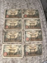 8-1942 - 1944 Japan 50 Sen Notes - $9.89
