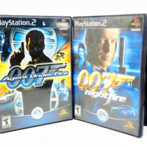 007: Nightfire &amp; Agent Under Fire Lot PS2  Playstation 2  Ex Condition T... - $14.84