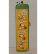 Vintage Snoopy Peanuts Tennis Bookmark Hallmark Publishing Yellow Yarn T... - €42,33 EUR